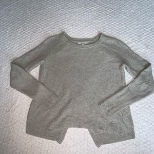 Madewell Grey Cross Back Sweater Size XS Like New